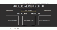 Desktop Screenshot of goldeneagledrivingschool.com